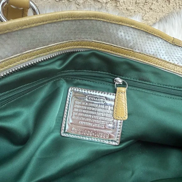 Coach poppy rocker opal sequins satchel crossbody